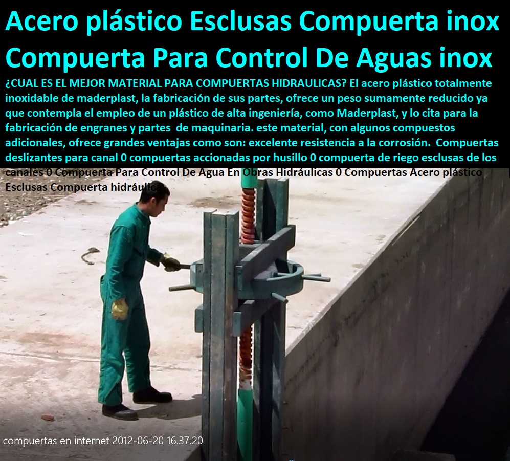 Charnela Compuerta accionadas por husillo 0 compuerta esclusas canales de tornillo 0 Válvula de compuerta de charnela en el río Maderplast 0 compuerta deslizante precio colombia 0 defensa Muro de contención talud Dique de canal Charnela Compuerta accionadas por husillo 0 compuerta esclusas canales de tornillo 0 Válvula de compuerta de charnela en el río Maderplast 0 compuerta deslizante precio colombia 0 defensa Muro de contención talud Dique de canal